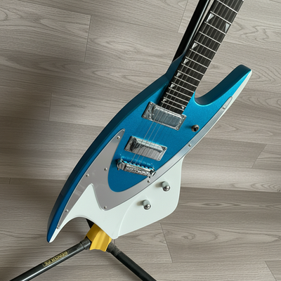 #ad Blue Backlund JBD400 Shark Electric Guitar Rosewood Fretboard Basswood Solid $229.50