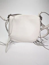 COACH 1941 Whiplash Saddle Bag in Chalk White Grained Leather F38219