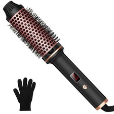 1 1/2 Inch Thermal Brush, Curling Heated Brush Round Fast Heating for Women, ...
