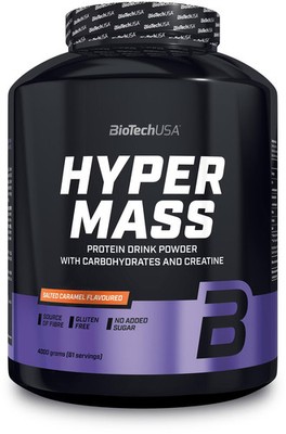 BioTech USA Hyper Mass, 4000 g Dose, Salted Caramel