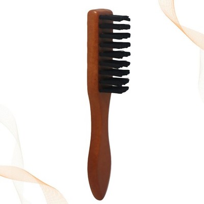 Hair Style Design Broken Hair Brush Wooden Handle Beard Cleaning Brush Man