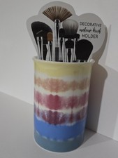 Decorative Makeup Brush Holder Multi Colored Storage Organizer