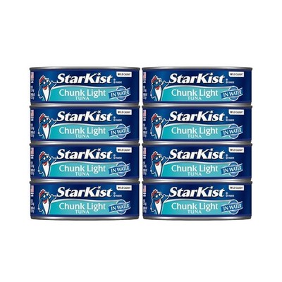 Healthy 8 Pack Chunk Light Tuna - 20g Protein, Sustainably Sourced, Easy Meals