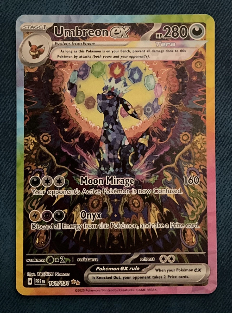 Umbreon EX 161/131 英語版 Umbreon EX 161/131 - Sv8a Prismatic Evolutions - English Version