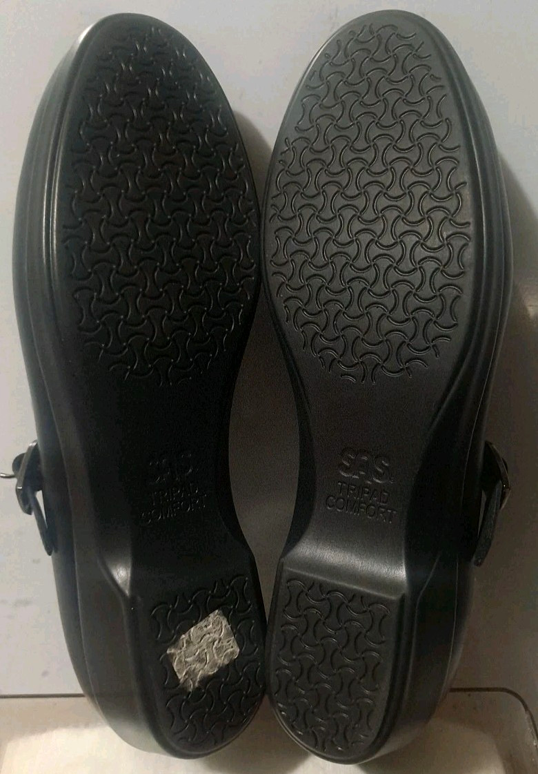 SAS Shoes Womens Size 9.5 Black Mary Jane Comfort Walking Shoes