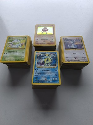 Original 1999 Pokemon Karten - 100er Sammlung - Base Set Team Rocket Fossil