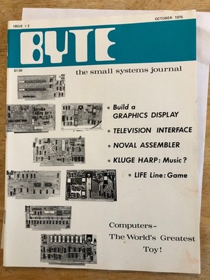 Vintage Byte Magazine ''The Small Systems Journal'' - Issue #2 - October 1975