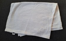100 Cotton Baby Cellular Blanket Crib Pram Cot Bed 70x90cm - white