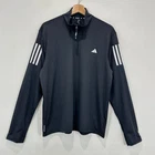 Adidas Jacket Women XL (AU 20-22) Black Running 1/4 Zip Aeroready OTR B HZIP