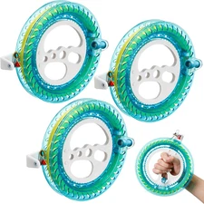 3 Pcs Kite String with Reel 7 Inch Dia Kite Reel Winder Grip Wheel with Flying L