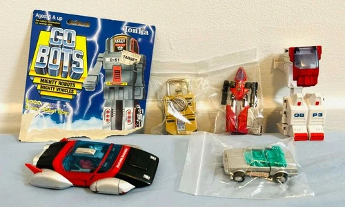 LOT Of 6 Vintage GoBots Items - Incomplete & Mixed Up (80's, Bandai)🔥