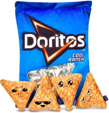 iscream   4908 Doritos Cool Ranch Chips Package Pillow Set  17" x 11.5"