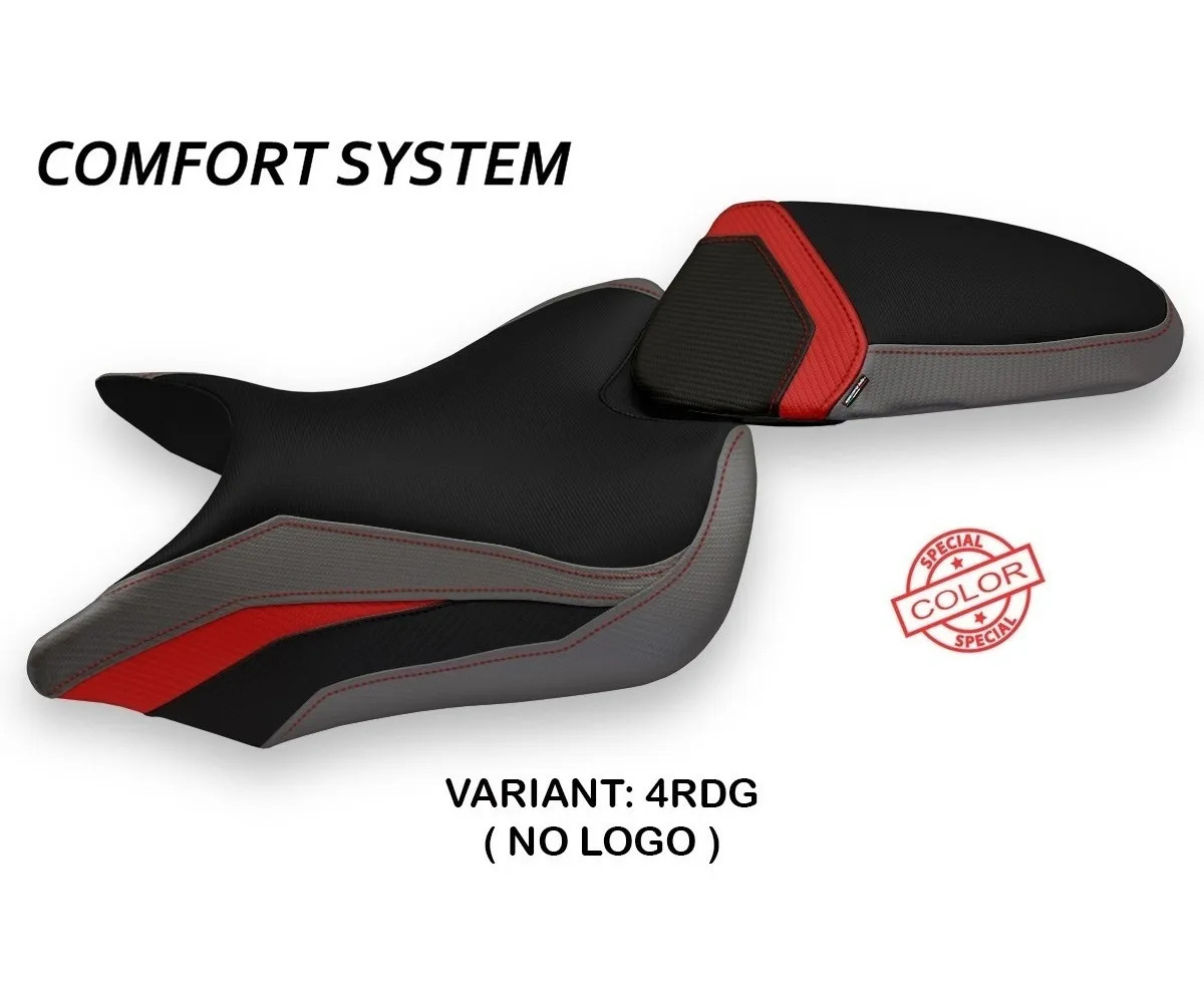 Seat cover Maglie SColor Comfort Red-Gray TPZ TRIUMPH SPEED TRIPLE 2016 2021 16Z