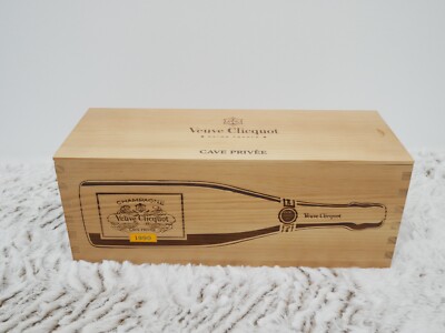 Set of two wooden boxes widow clicquot