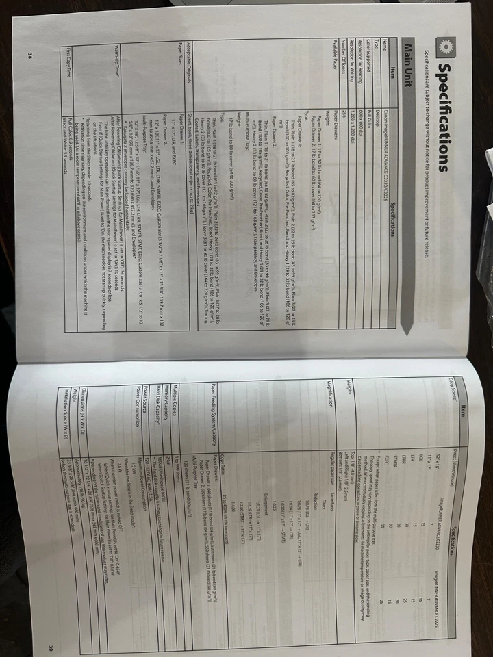 Canon Image RUNNER ADVANCE C2225 - Imagem 2 de 4