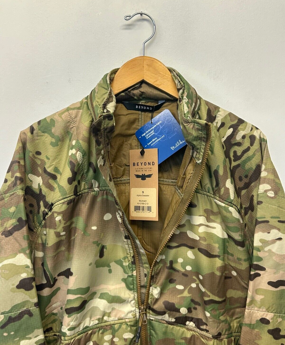 New Beyond A3 Alpha Sweater Jacket, Multicam, Size SR, Made New Beyond A3 Alpha Sweater Jacket, Multicam, Size SR, Made