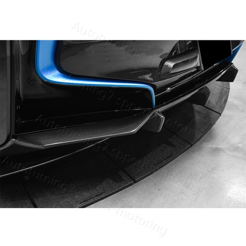 Divisor de alerón difusor labio parachoques trasero de fibra de carbono seco para BMW I8 i8 2014-18 - Imagen 7 de 19