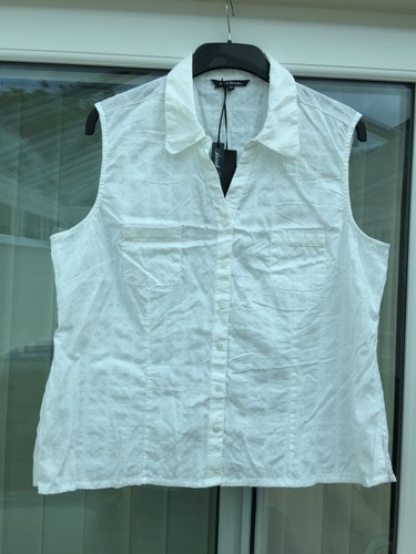 Ladies Sleeveless Blouse. Sarah 