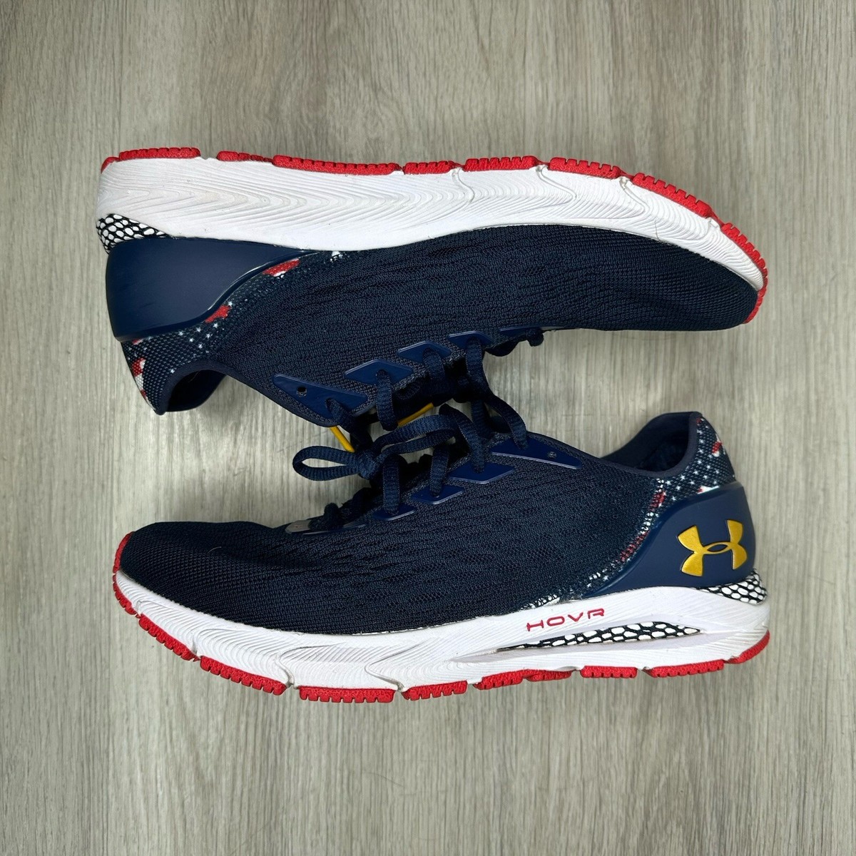 Under Armour HOVR Sonic USA Flag Women Size Running Shoe 3024026 400