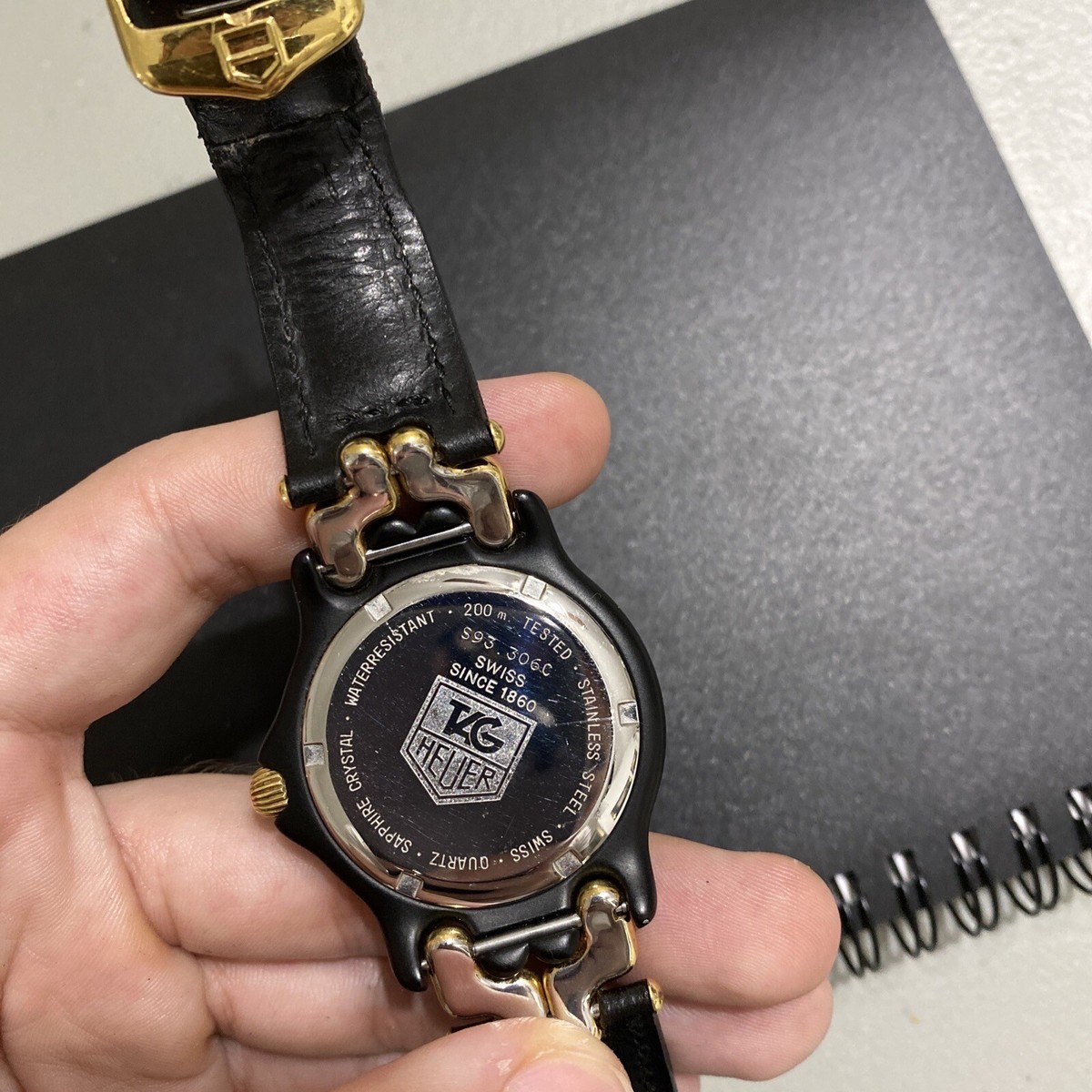 TAG HEUER SEL S/EL - BLACK/GOLD - MENS S93.306C | eBay