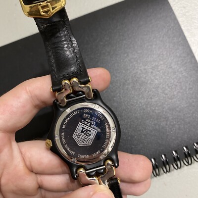 TAG HEUER SEL S/EL - BLACK/GOLD - MENS S93.306C | eBay