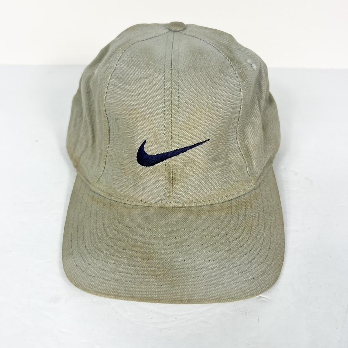 NIKE キャップ dead stock 90s〜00S Vintage 90s Deadstock Nike Snapback Hat Blue Swoosh Cap | eBay