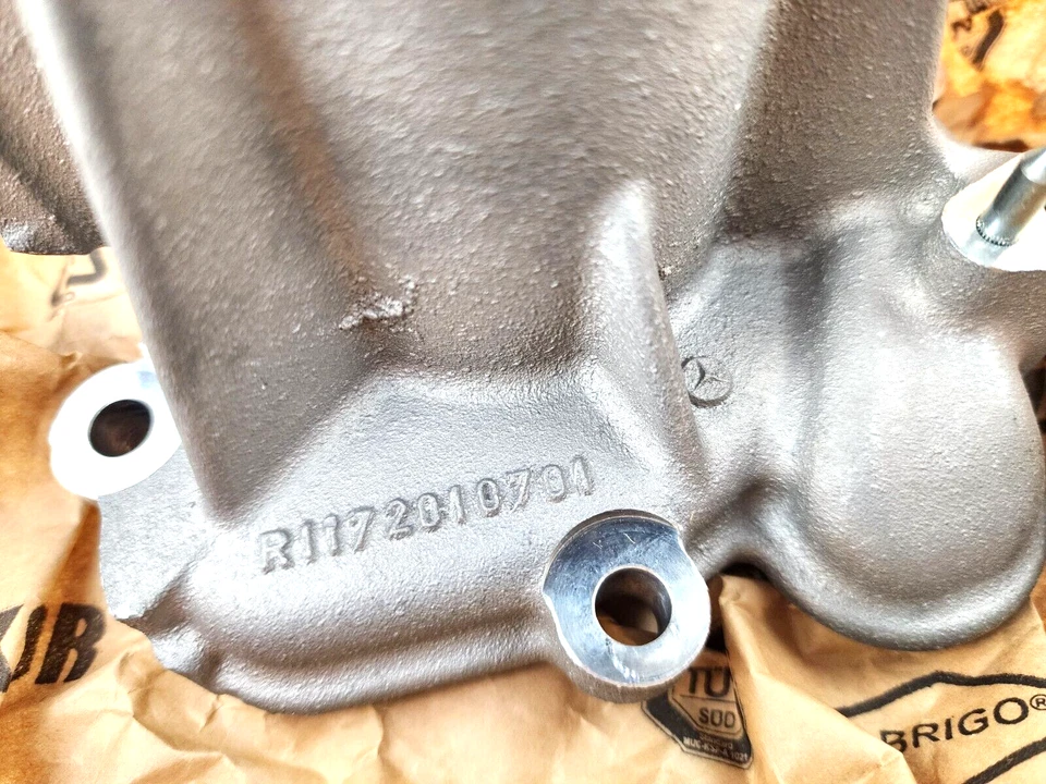 Bomba de agua original NOS Mercedes Benz 1980-1985 W126 107 380SE SEL SLC 1172010701 Foto 2 de 4