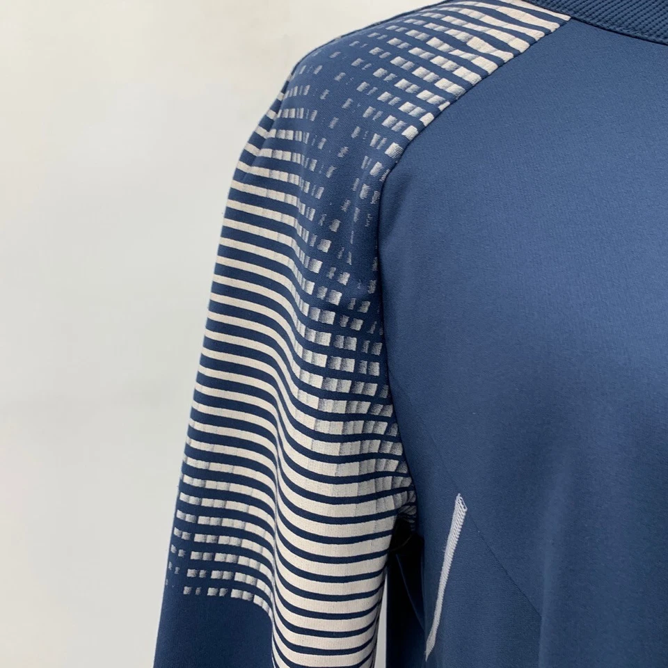 Camisa Adidas Para Mujer L Grande Multi COLD.RDY Forrada de Vellón Manga Larga Cuello Hoja Foto 4 de 4