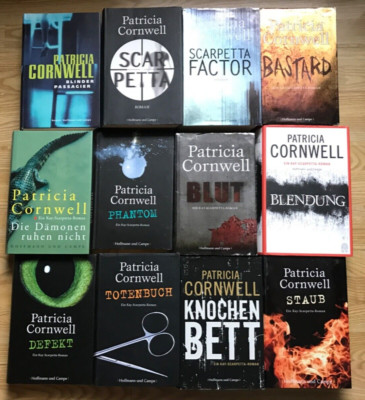12x Patricia Cornwell: Scarpetta, Scarpetta Factor, Blendung, Blut u.a. - HC TOP