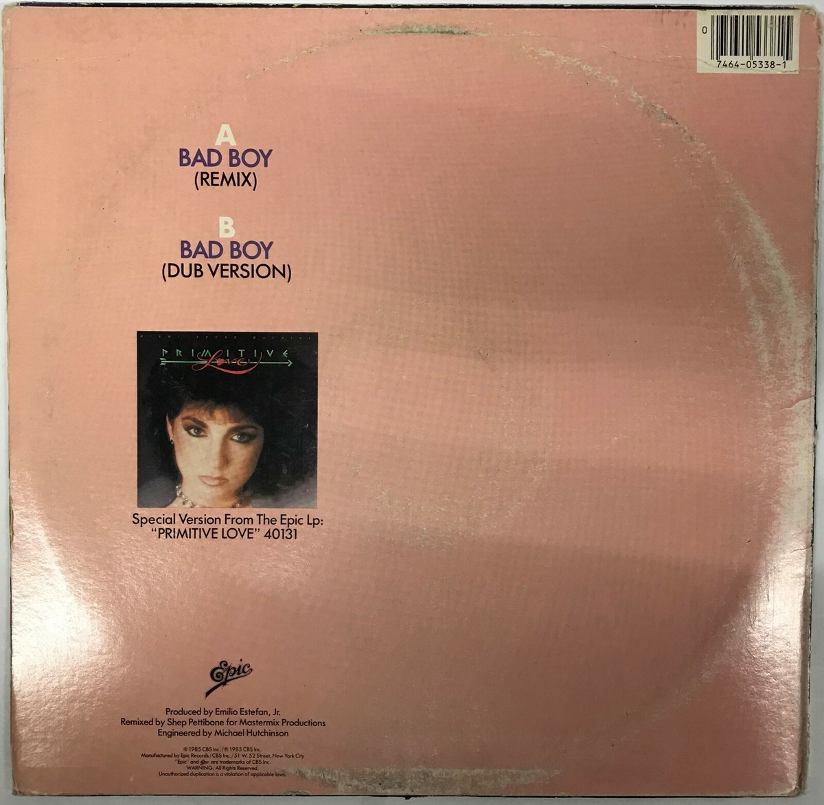 Miami Sound Machine - Bad Boy Remix 12
