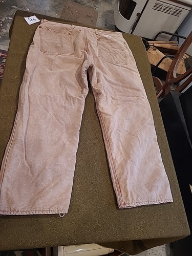 Vintage Carhartt Troy Blanket Wool Lined Headlight Finck Union Brown Hose 40x29 - Bild 14 von 16