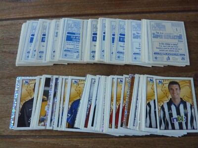 Merlin Premier League 2001 Blue Back Football Stickers - 1-200 - Pick Stickers!