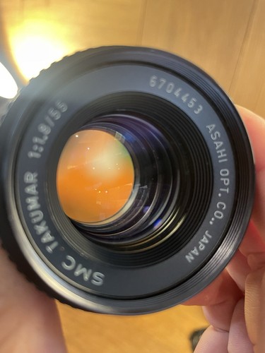*Near Mint* Pentax ESII ES II Black Film Camera SMC Takumar 55mm F/1.8 From JPN - Picture 15 of 22