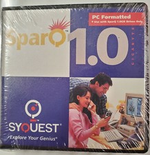 SyQuest SparQ 1 GB External Removable Hard Drive Cartridges - New/Sealed
