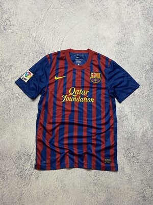 Nike FC Barcelona 2011/2012 Home Kit Soccer Jersey Football Shirt
