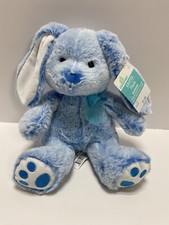 Easter Bunny 10 Sitting Soft Plush Blue w/tag