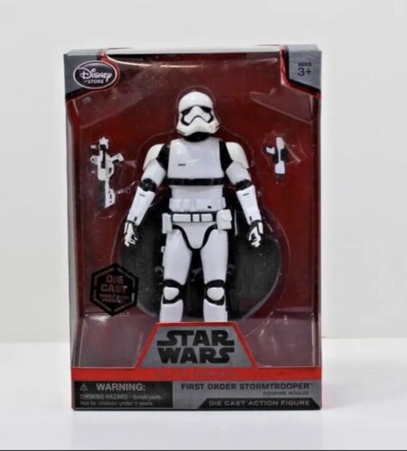 Figurine Stormtrooper Elite Series Star Wars First Order Die Cast Disney Store Neuf dans sa boîte - Photo 1/1