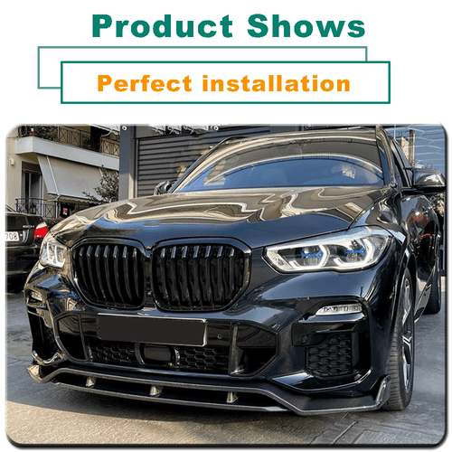Carbon Frontlippe Frontspoiler Frontansatz Passt für BMW X5 G05 M-Paket 2019-20 - Picture 3 of 14