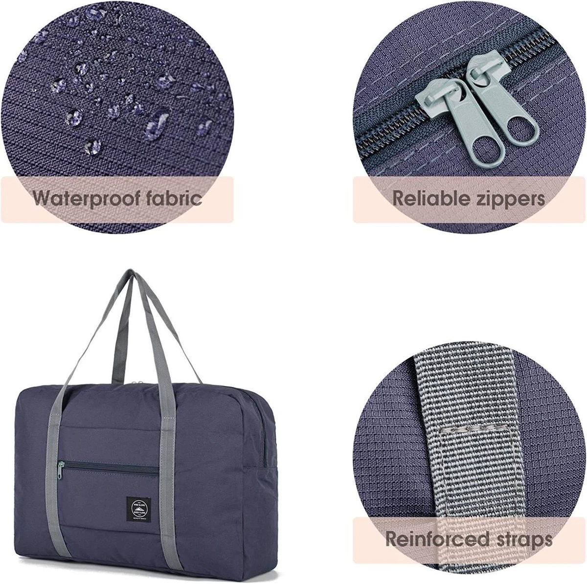 Foldable Suitcase Large Travel Bag Luggage Carry On Clothes