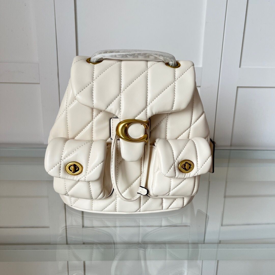 CU076 Tabby Backpack Bag White Gold Outlet New Chain | eBay display picture 1