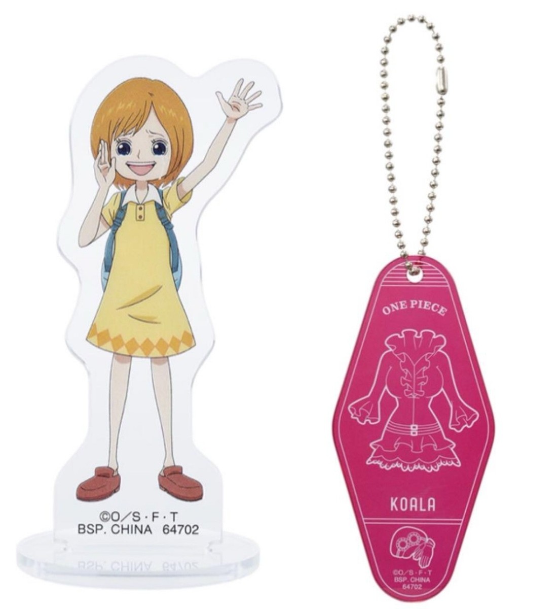 One Piece Ichiban Kuji Acrylic Stand Keychain Koala New Unopened
