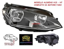FARO FANALE PROIETTORE ANTERIORE DX PER VOLKSWAGEN GOLF 7 VII 2012 DESTRO H7 H15