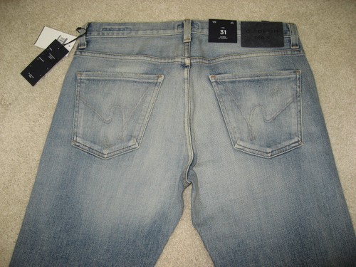 NWT CITIZENS OF HUMANITY Mens Core Slim Straight Leg Jeans Size 31 Madison Wash - Picture 6 of 12