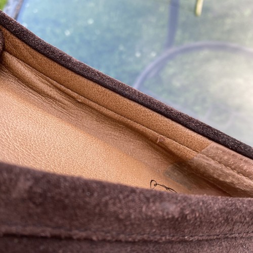 Lucky Brand Moccasin Fringe Suede Leather Loafers in Dark Brown - 7.5/8, Vintage - Picture 11 of 12