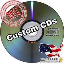 Custom CD Burning Service – Personal Audio, Photos, or Data Files on High-Qualit