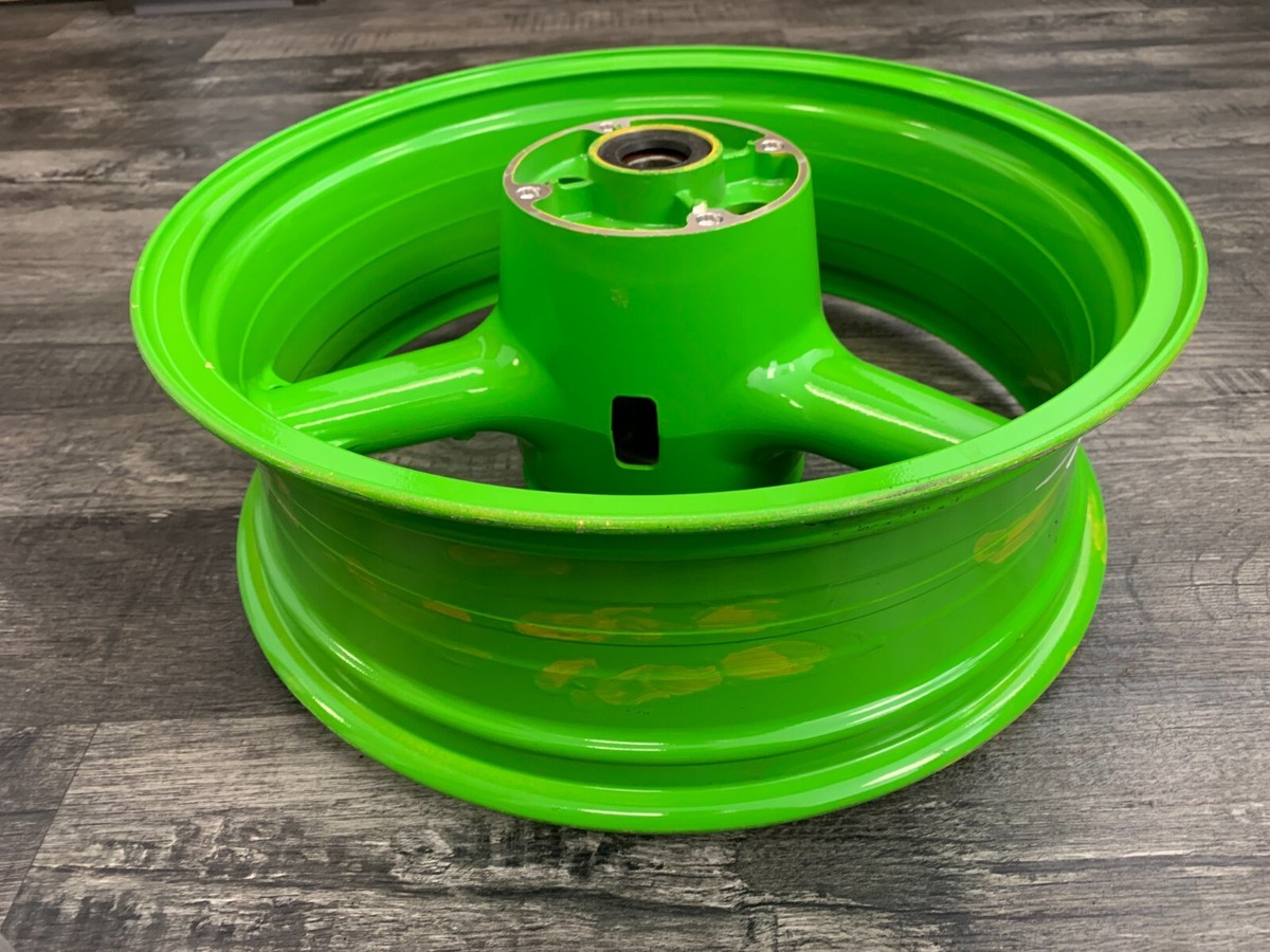 Kawasaki 1998-2002 ZX6R ZX6G ZX6J Ninja OEM Rear Wheel Rim Green