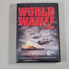 World War II in Color   DVD   2 Disc Set   Full Screen   Historical Tribute - NR