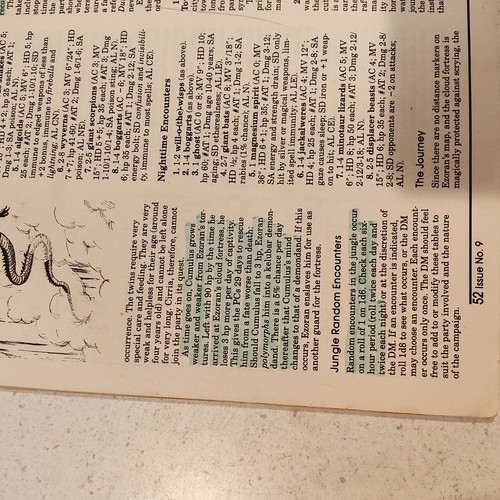 DUNGEON MAGAZINE 1988 # 9 Photocopied Cover - Picture 6 of 10