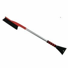 Auto Drive Winter Driving Snow Brush 35" Length Aluminum HandleRed