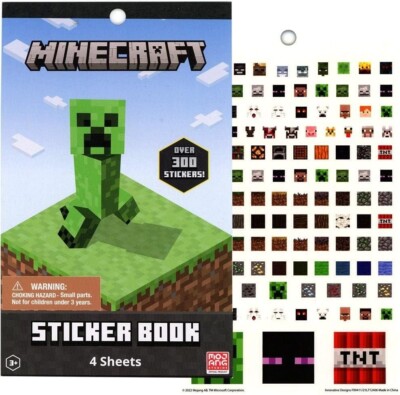 Minecraft Kids Sticker Book  by Innovative Designs Mojang Studios 300+